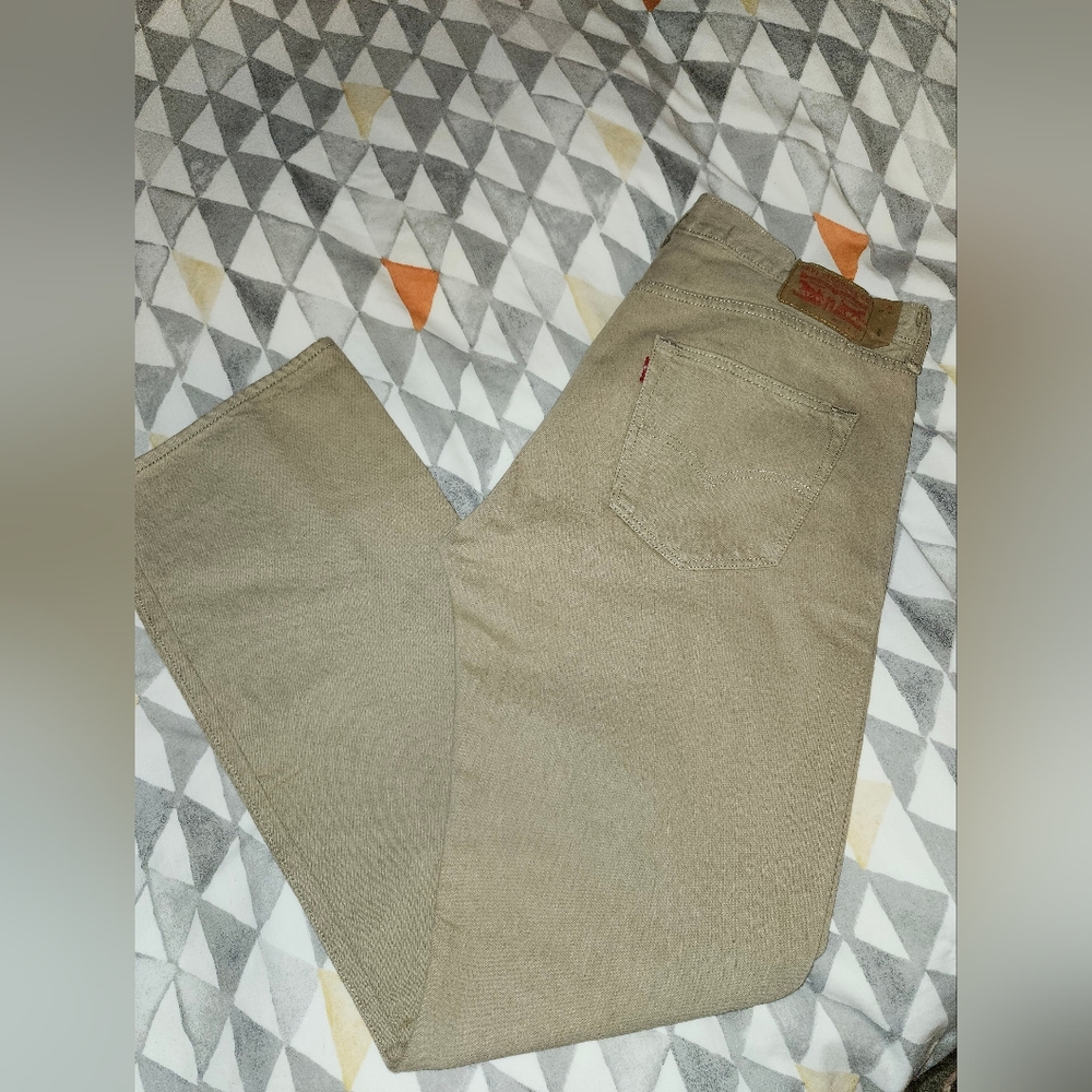 Levi’s 501 Khaki Jeans Mens 34x32